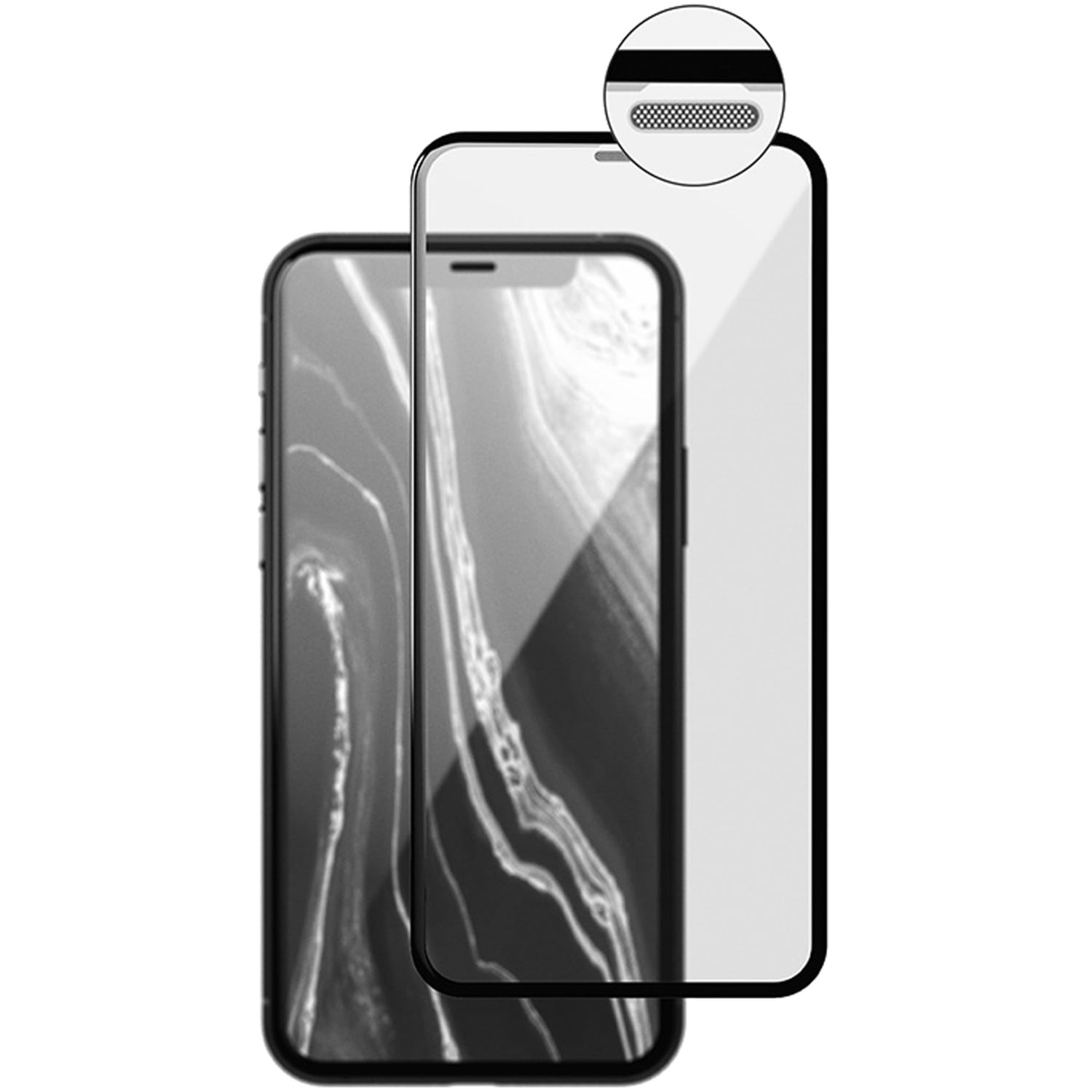 Стекло защитное 3D Breaking Grid для iPhone 12 Mini (Черный), купить в  Москве, цены в интернет-магазинах на Мегамаркет