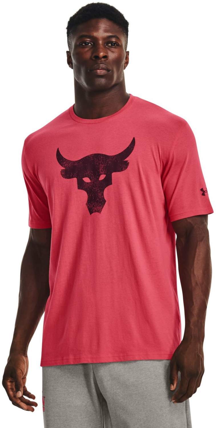 Футболка мужская Under Armour Pjt Rock Brahma Bull SS розовый S - купить в  Москве, цены на Мегамаркет | 100054488477