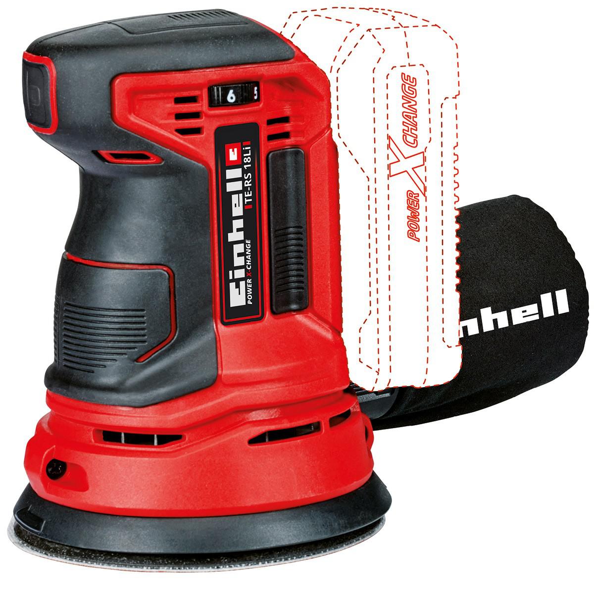 Эксцентриковая машина EINHELL PXC TE-RS 18 Li-Solo (4462010) без акк. и з.у  купить в интернет-магазине, цены на Мегамаркет