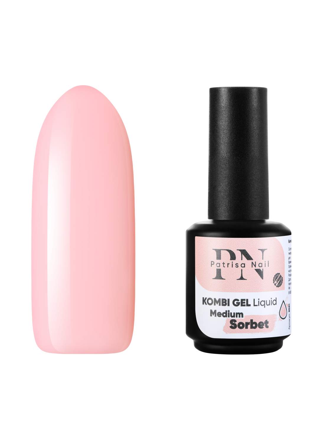 Комби гель камуфлирующий Patrisa Nail Kombi Gel Liquid Medium Sorbet 16 мл  - купить в Москве, цены на Мегамаркет