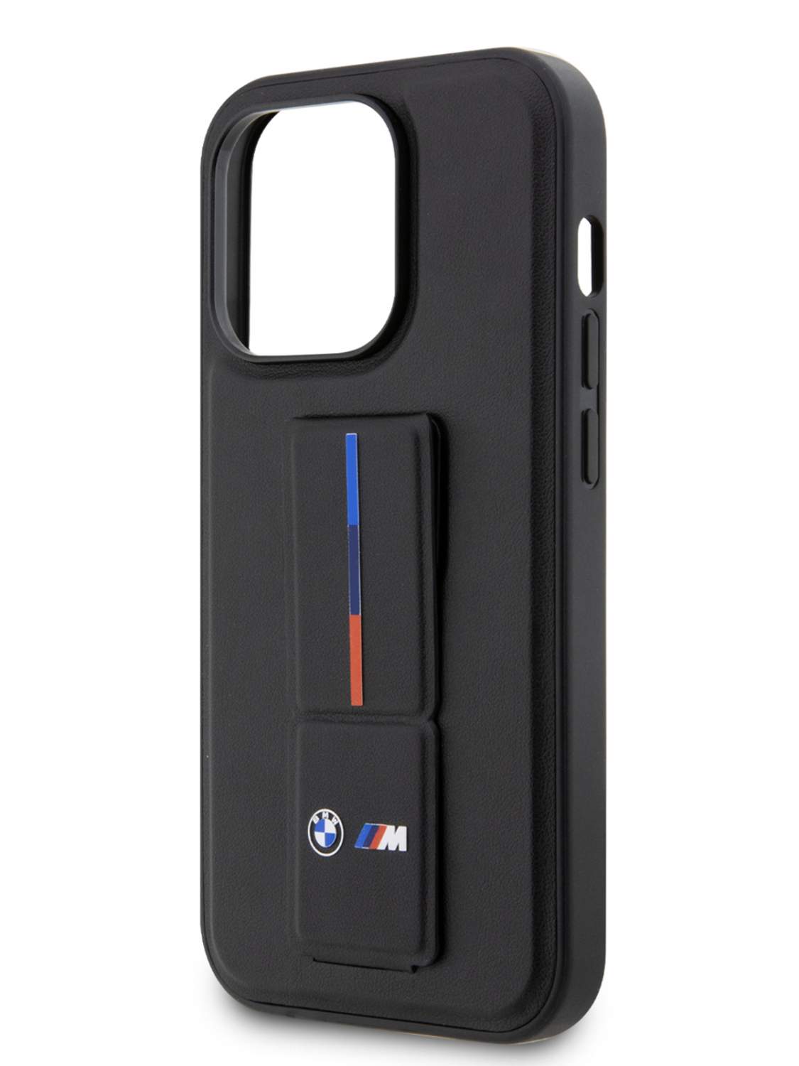 Чехол BMW для iPhone 14 Pro чехол M-Collection с функцией подставки Black,  купить в Москве, цены в интернет-магазинах на Мегамаркет