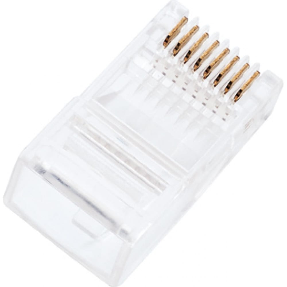 Коннектор (джек) rj-45 8p-8c cat6 (со вставкой) rexant (прим. )(plug5up-insert). Коннектор rj-45 (8p8c), категория 5е, неэкранированный, без вставки. Сетевой коннектор. Nikomax коннектор nikomax nmc-rj88rz50ud1-100, 100 шт.