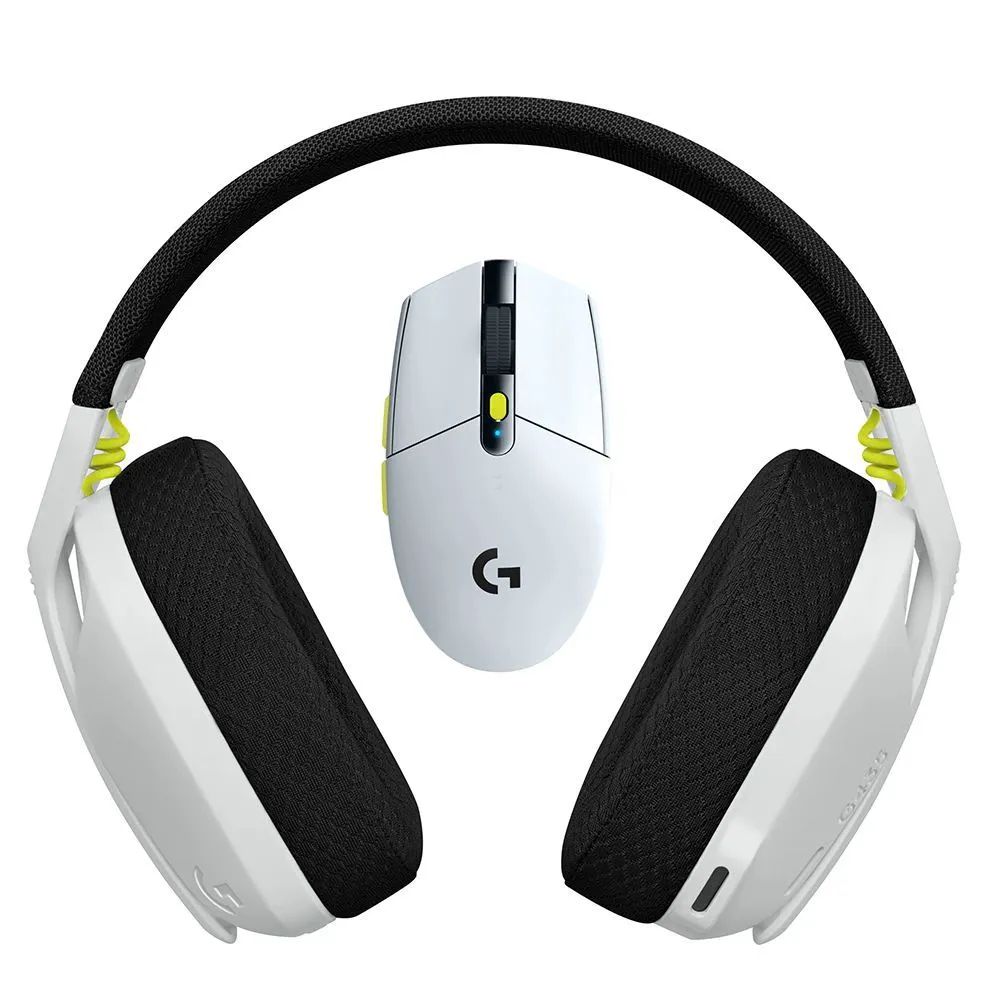 Комплект наушники и мышь Logitech G435SE + G304SE White (G), купить в  Москве, цены в интернет-магазинах на Мегамаркет