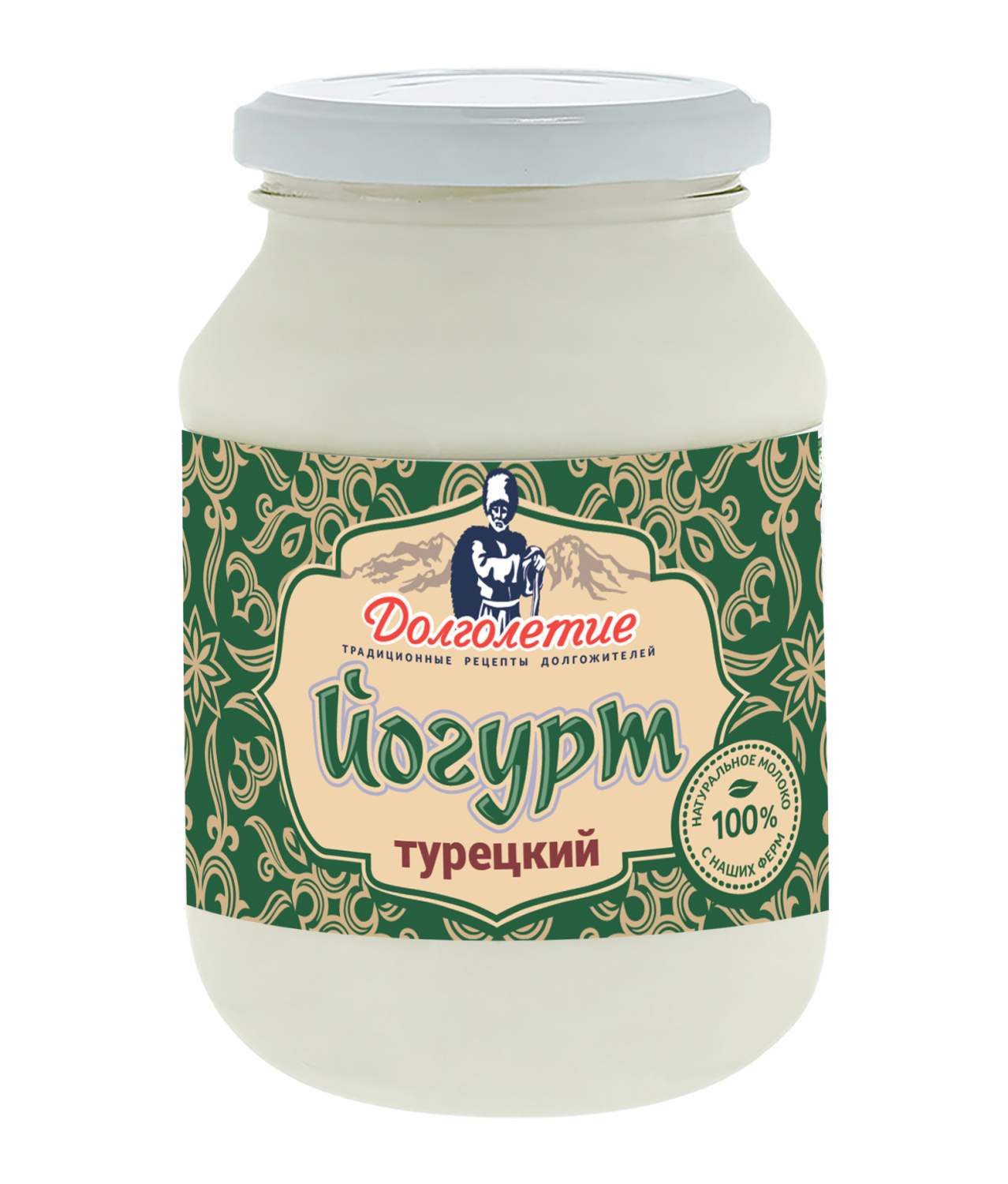 Купить йогурт Долголетие Турецкий натуральный 3,6 - 4,2% БЗМЖ 500 г, цены  на Мегамаркет | Артикул: 100029484064