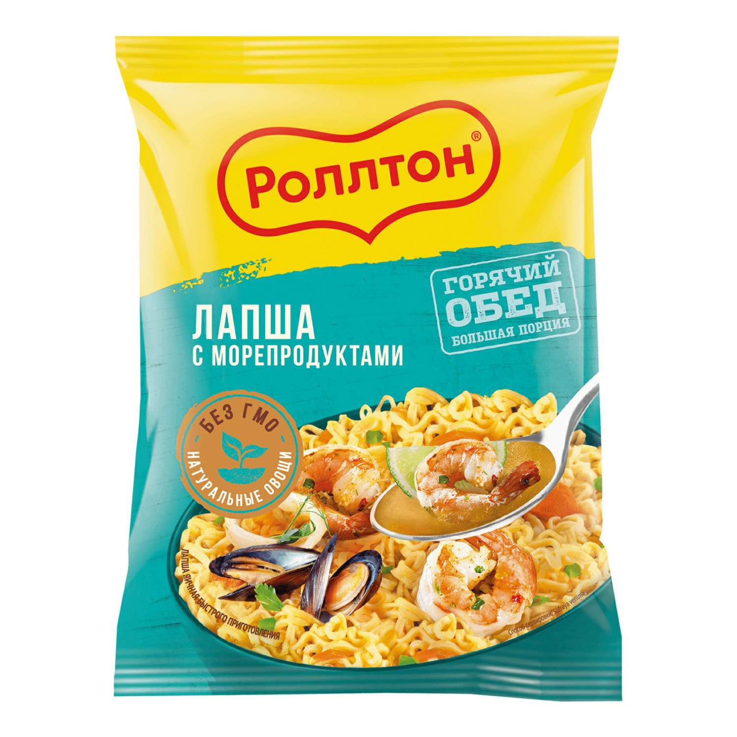 Купить лапша Роллтон с морепродуктами 85 г, цены на Мегамаркет | Артикул:  100061342672