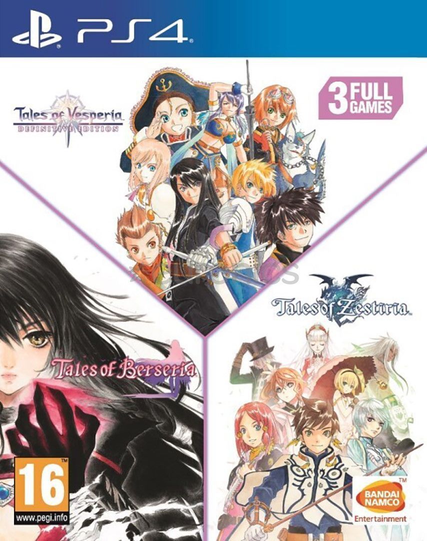 Tales of Vesperia/Tales of Berseria/Tales of Zestiria Compilation PS4  (Русская версия) - купить в Москве, цены в интернет-магазинах Мегамаркет