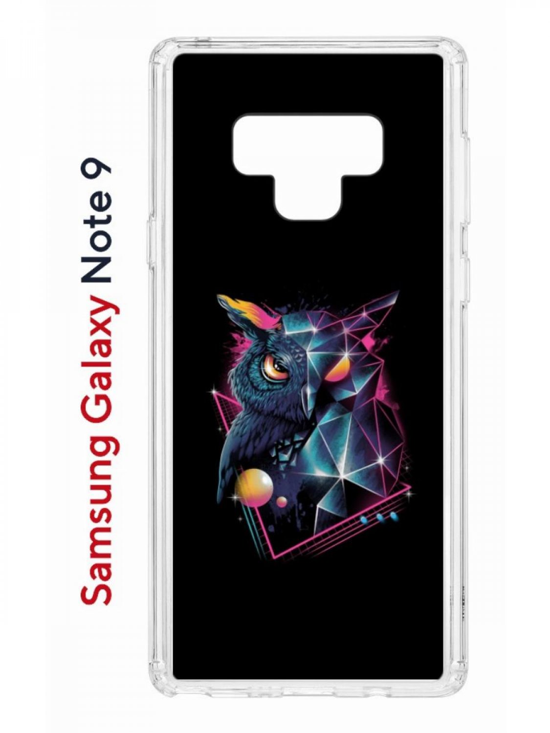 Чехол на Samsung Galaxy Note 9 с принтом Kruche Print Retro  Owl,противоударный бампер – купить в Москве, цены в интернет-магазинах на  Мегамаркет