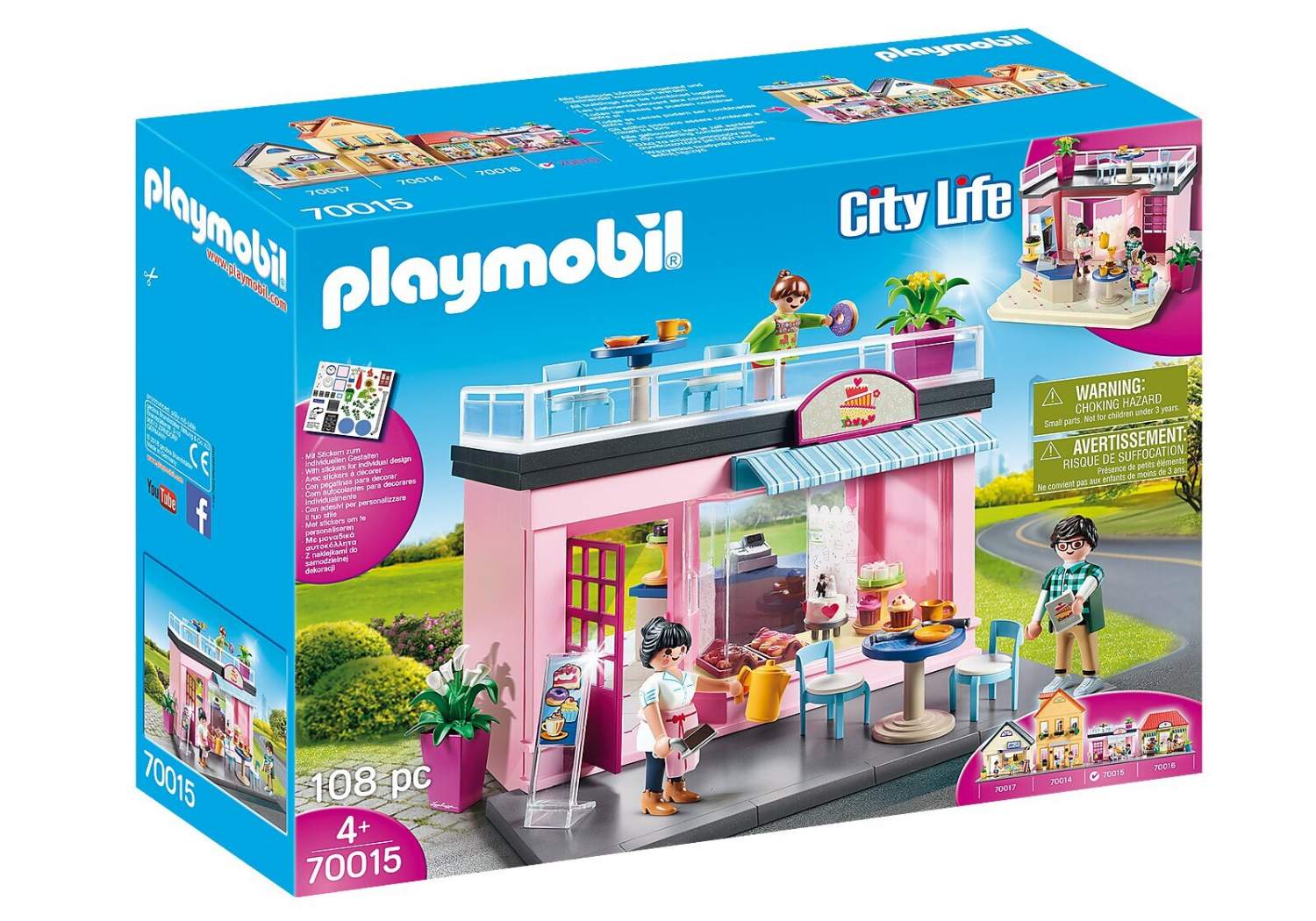 Купить конструктор Playmobil Мое любимое кафе 70015, цены на конструкторы в  интернет-магазинах на Мегамаркет