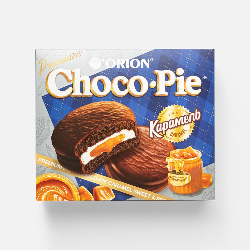 Печенье бисквитное Orion Choco Pie Dark Caramel 360 г - отзывы покупателей  на маркетплейсе Мегамаркет | Артикул: 100029485294