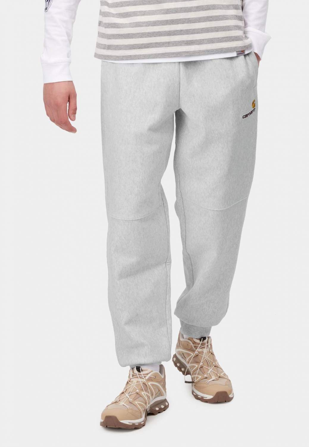 Спортивные брюки мужские Carhartt WIP 138140 серые XL - купить в Москве,цены на Мегамаркет
