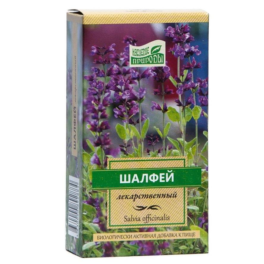 Шалфей лекарственный Наследие природы 50 г - купить в интернет-магазинах,  цены на Мегамаркет | витамины от простуды, кашля и гриппа 0013175