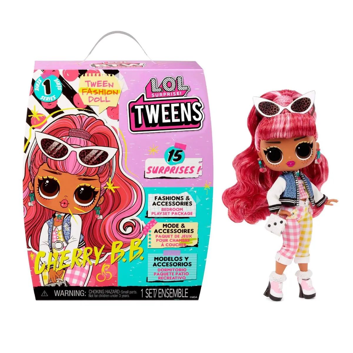 Купить кукла L.O.L. Surprise Tweens Fashion Doll Cherry BB 576709, цены на  Мегамаркет | Артикул: 600004376730