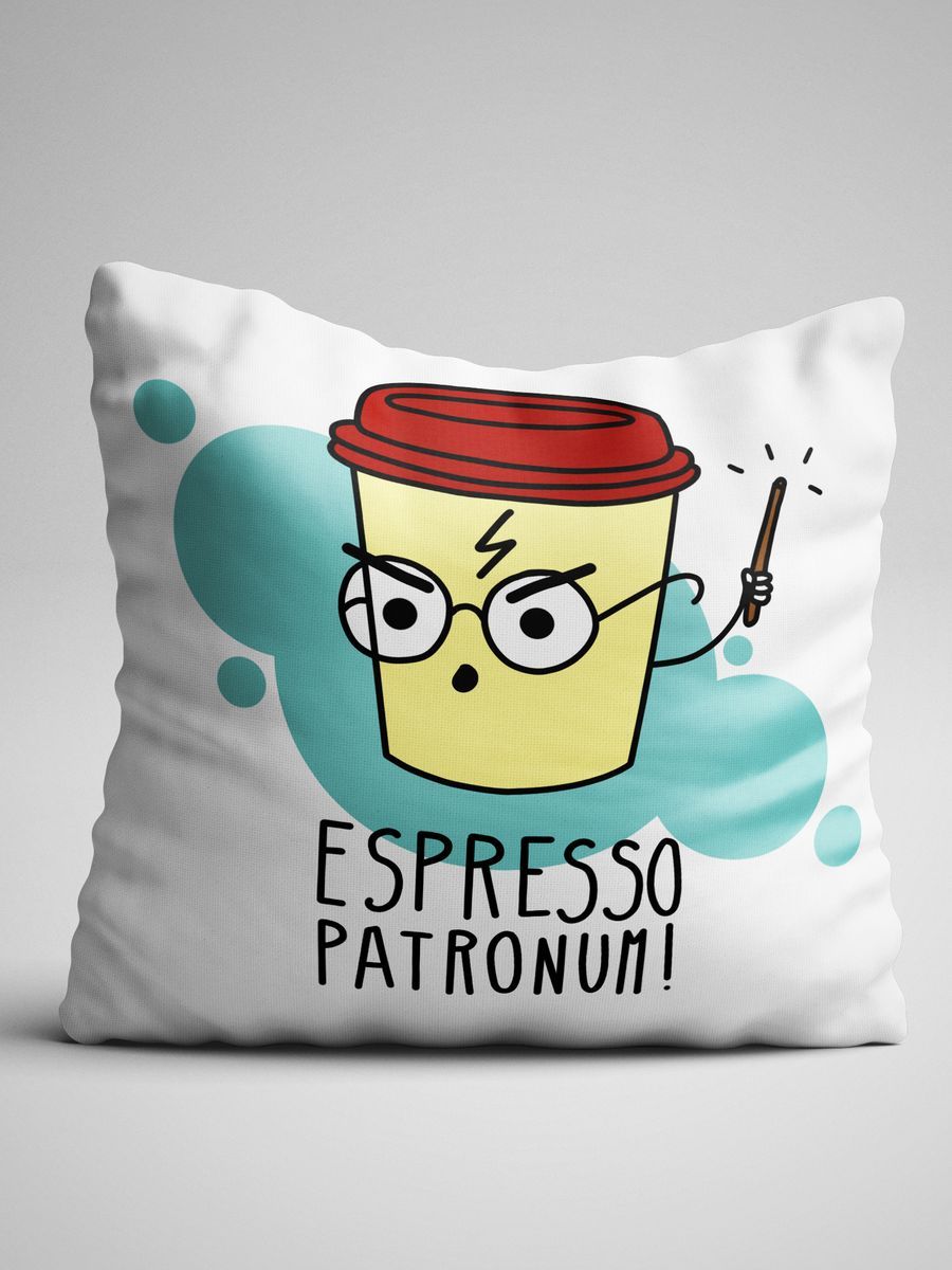 Подушка декоративная Чаппай Espresso patronum, 40х40 см - купить в Москве,  цены на Мегамаркет