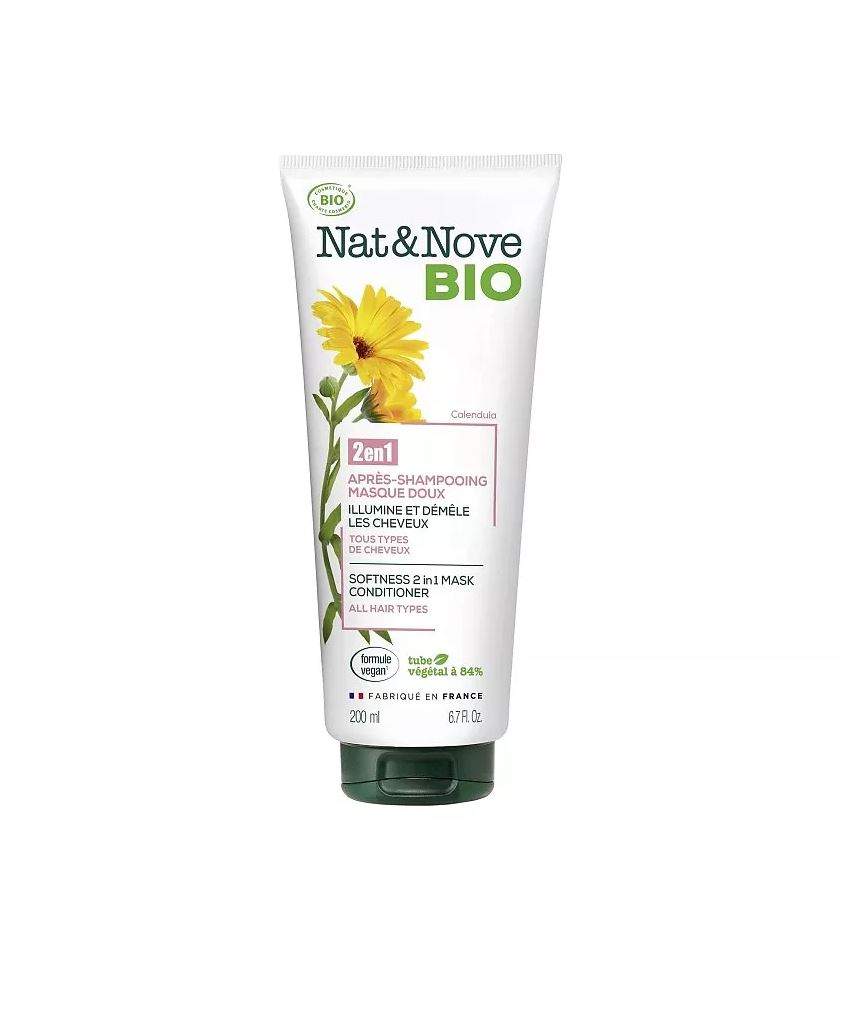 Шампунь Keranove Nat&Nove Bio Shampooing Nourrissant с овсом Очищающий 250мл 366396 -