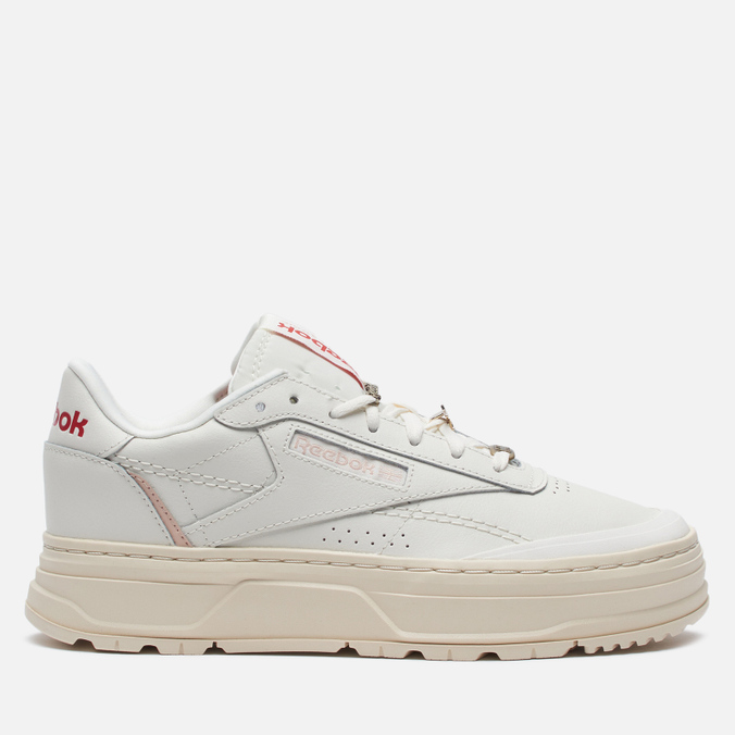 Кроссовки женские Reebok Club C Double GEO бежевые 37.5 EU - купить в  Москве, цены на СберМегаМаркет