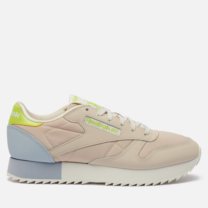 Кроссовки женские Reebok Classic Leather Ripple бежевые 37 EU - купить в  Москве, цены на СберМегаМаркет
