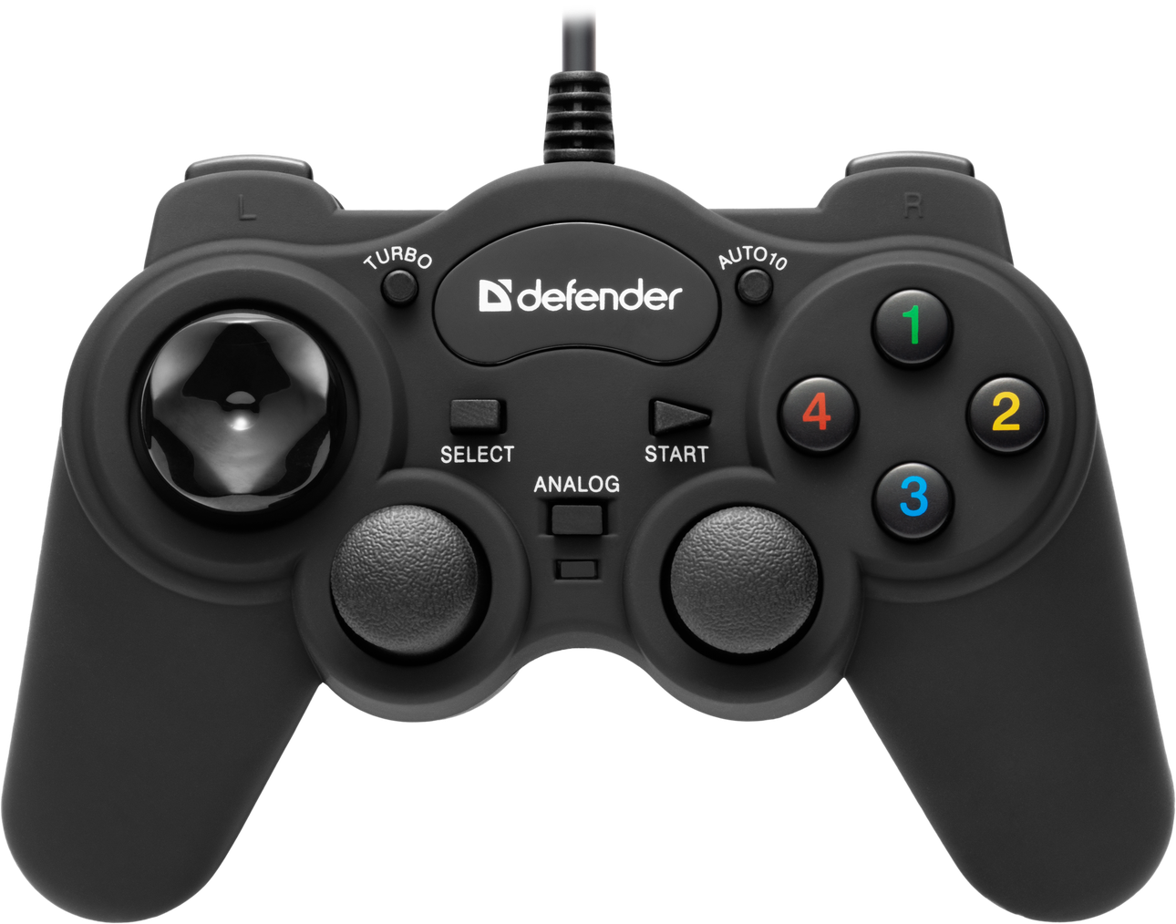 Геймпад Defender Game Racer TurboRS3 Black (64251) - купить в Москве, цены  на Мегамаркет | 100000023940