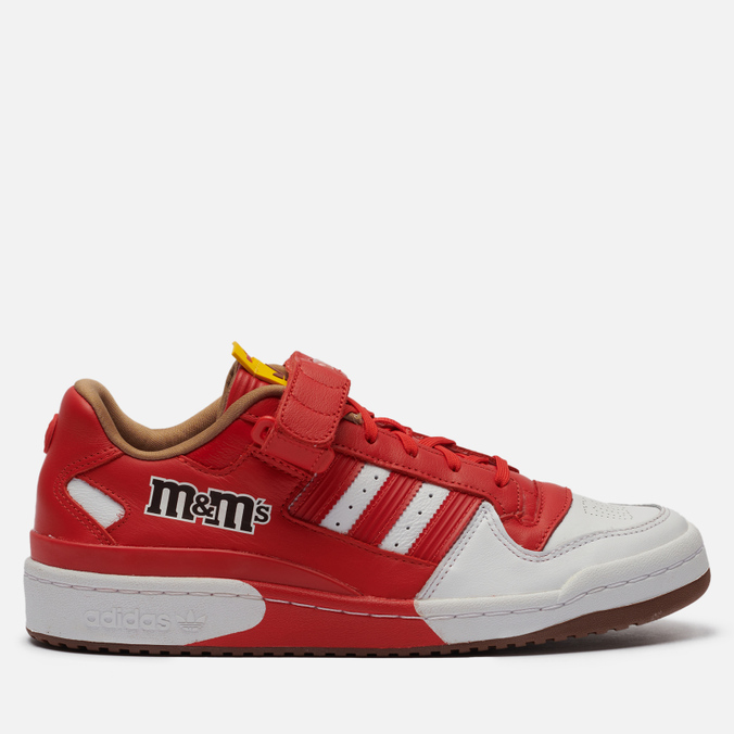 Кроссовки Adidas x M\u0026M's Forum 84 Low красные 36 EU - купить в Москве, цены  на СберМегаМаркет