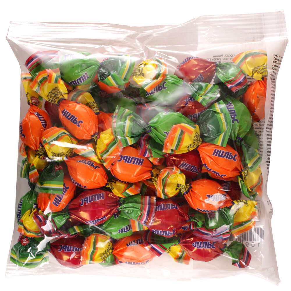 Купить конфеты жевательные KDV Нильс ассорти, цены на Мегамаркет ...