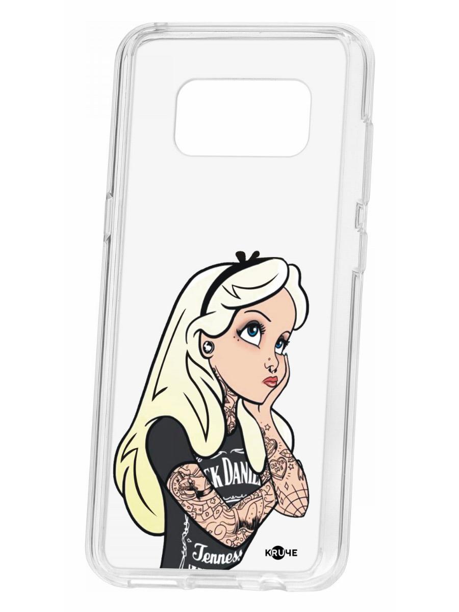 Чехол на Samsung Galaxy S8 Kruche Print Tattoo Girl,противоударный бампер,с  защитой камеры, купить в Москве, цены в интернет-магазинах на Мегамаркет