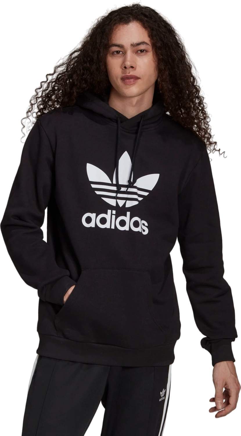 Adidas trefoil sales hoodie xs