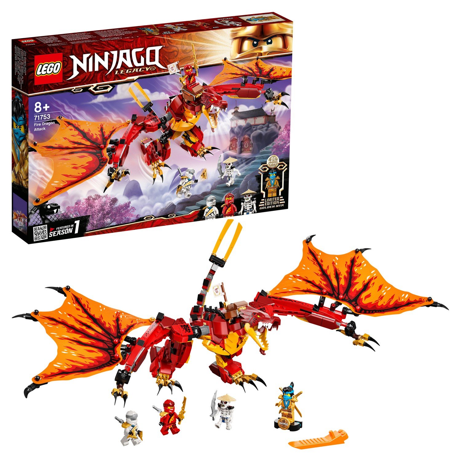 LEGO / конструктор LEGO Ninjago 71753 атака огненного дракона