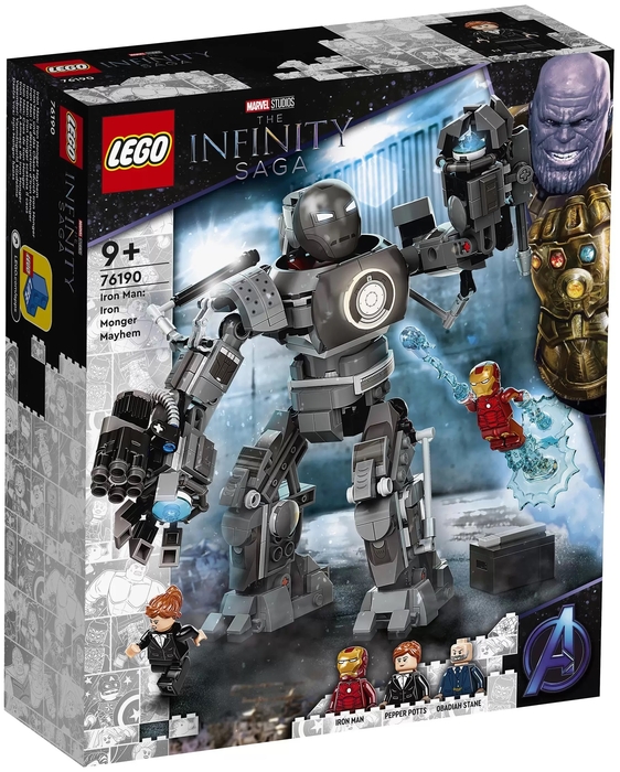 Конструктор LEGO Marvel Avengers 4 76190 Железный человек: схватка