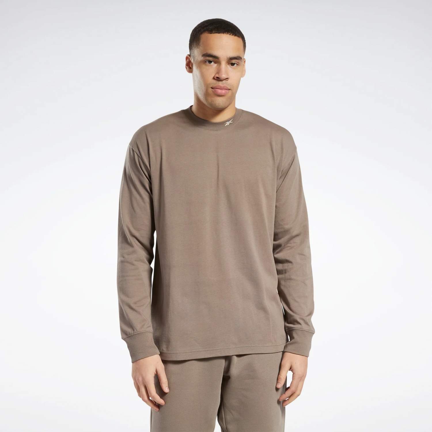 Лонгслив мужской Reebok Classics Wardrobe Essentials Long Sleeve T-Shirtсерый M - купить в Москве, цены на Мегамаркет