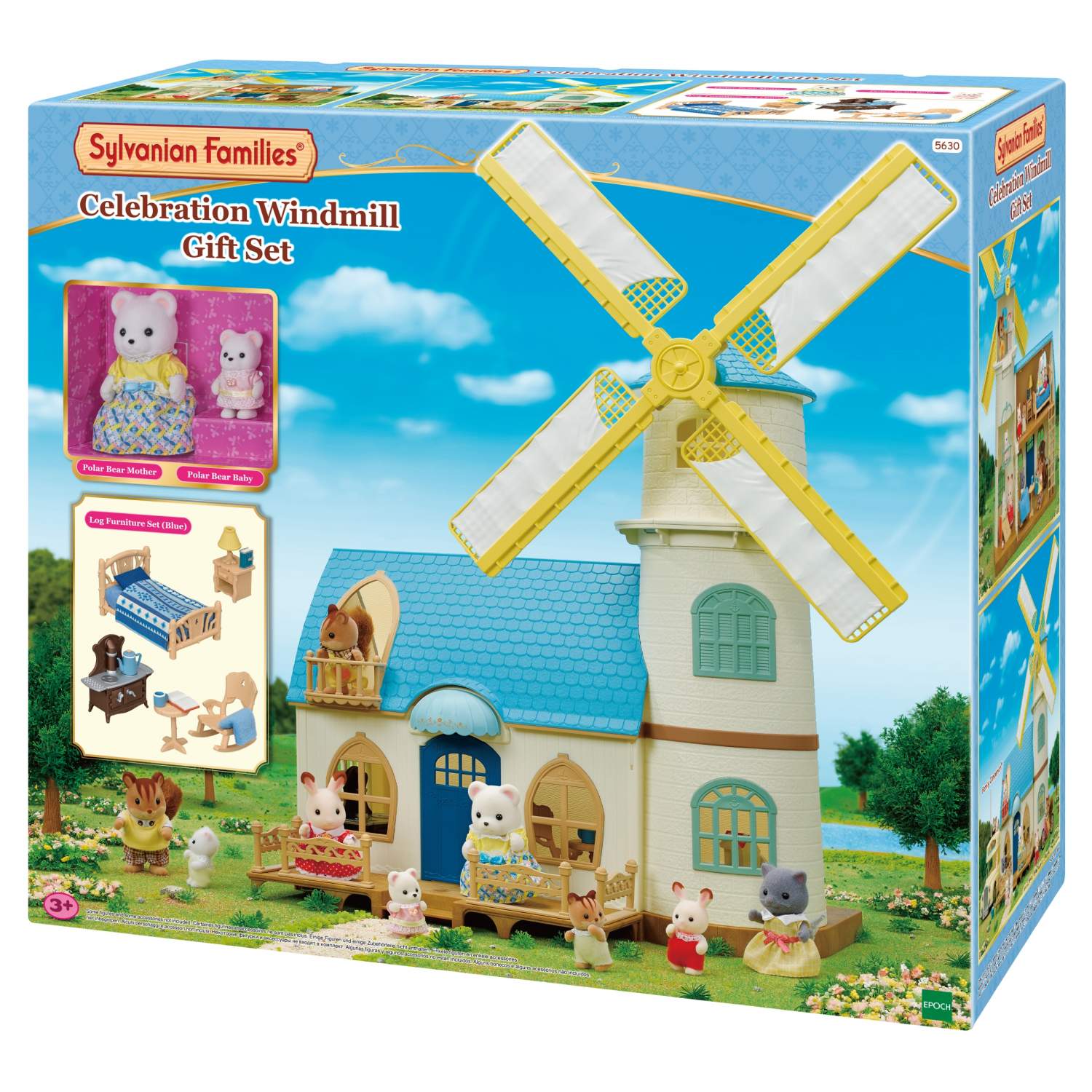 Купить игровой набор Sylvanian Families Ветряная мельница 5630, цены на  Мегамаркет