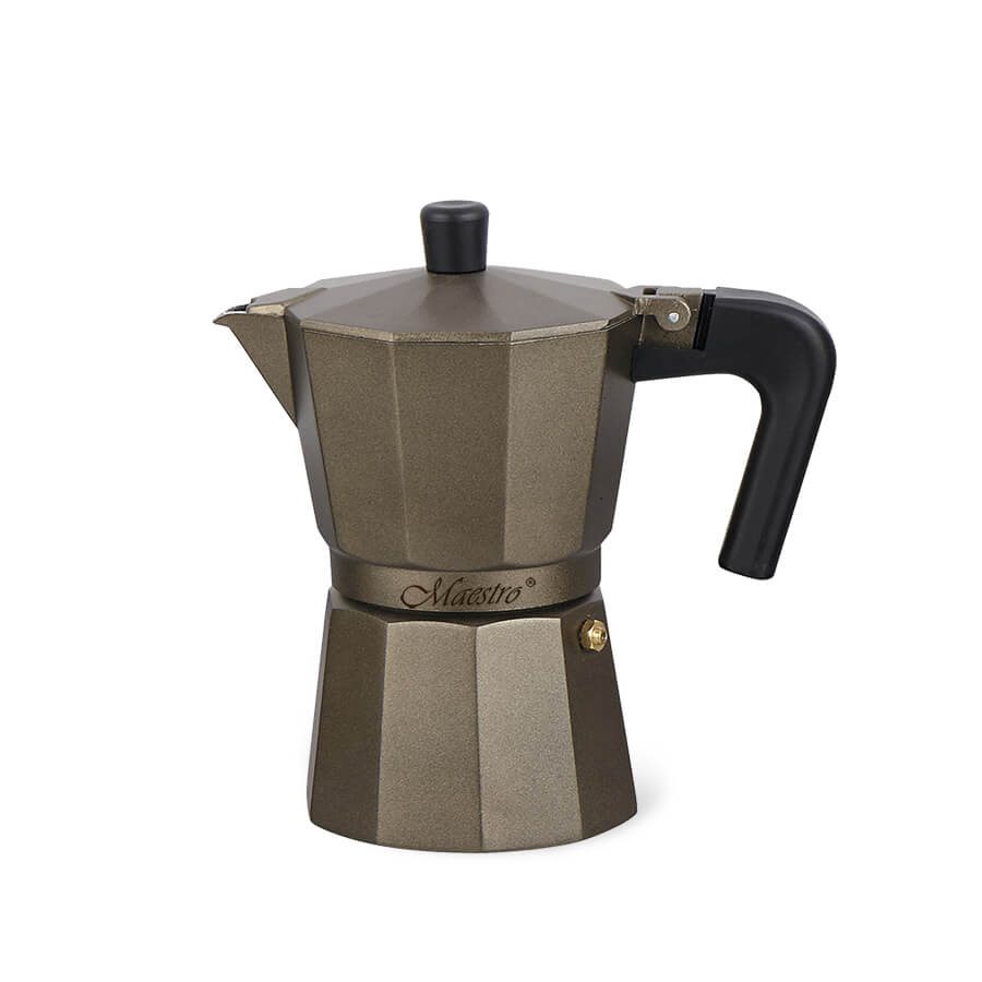 Кофеварка гейзерная Maestro MR-1666-3-BROWN Espresso Moka – купить в  Москве, цены в интернет-магазинах на Мегамаркет