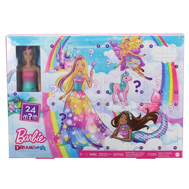 Купить кукла Barbie и Адвент календарь сюрпризов Dreamtopia, цены на  Мегамаркет