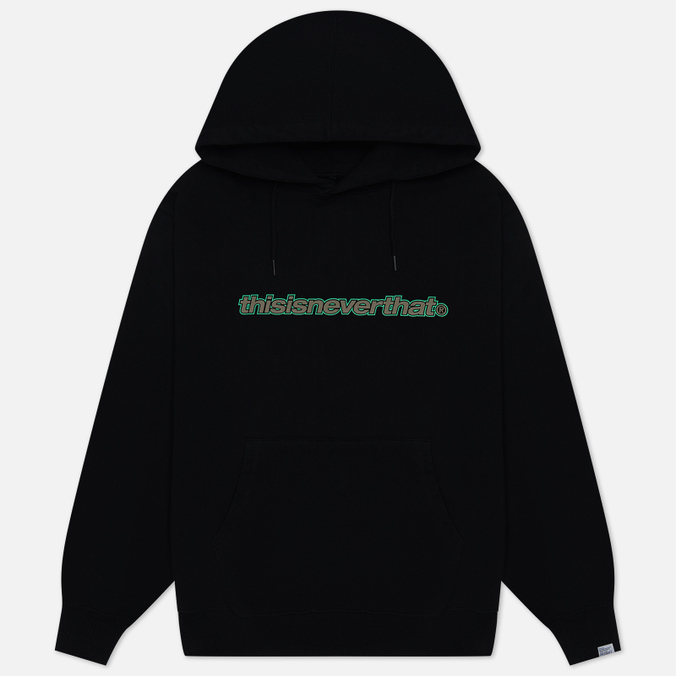 Мужская толстовка thisisneverthat ESP-Logo Hoodie чёрный, Размер M