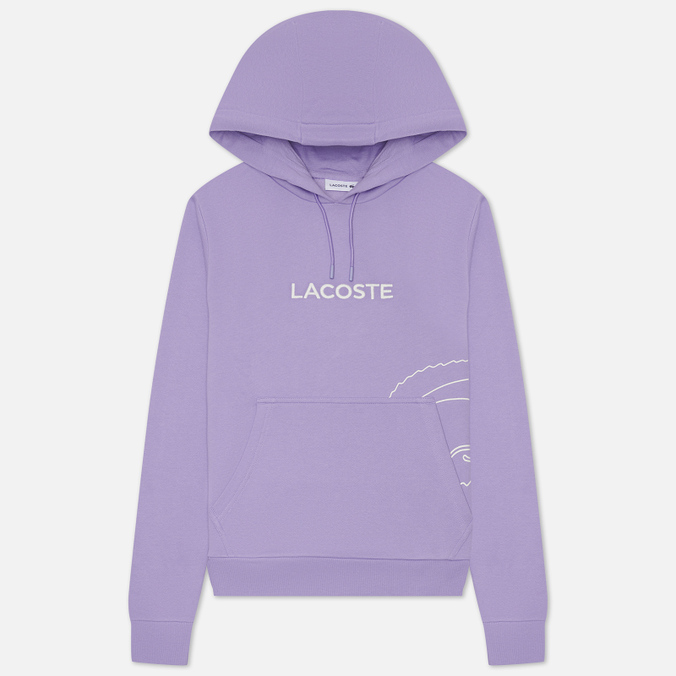 Sweat a outlet capuche lacoste violet