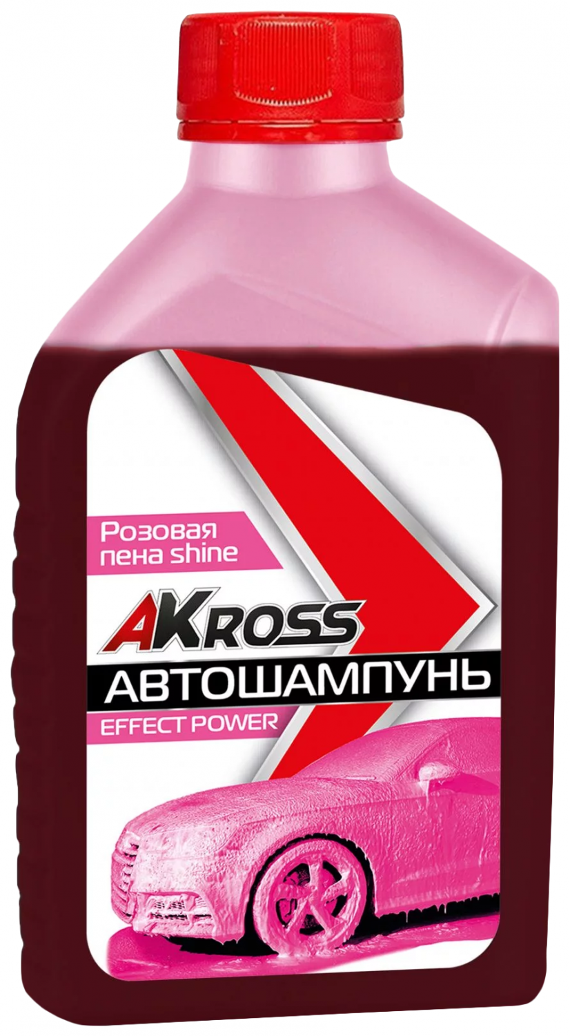 Шампунь для б/конт. мойки Akross Effect Power Shine (розовая пена) NEW 1 л  AKS0057COS – купить в Москве, цены в интернет-магазинах на Мегамаркет