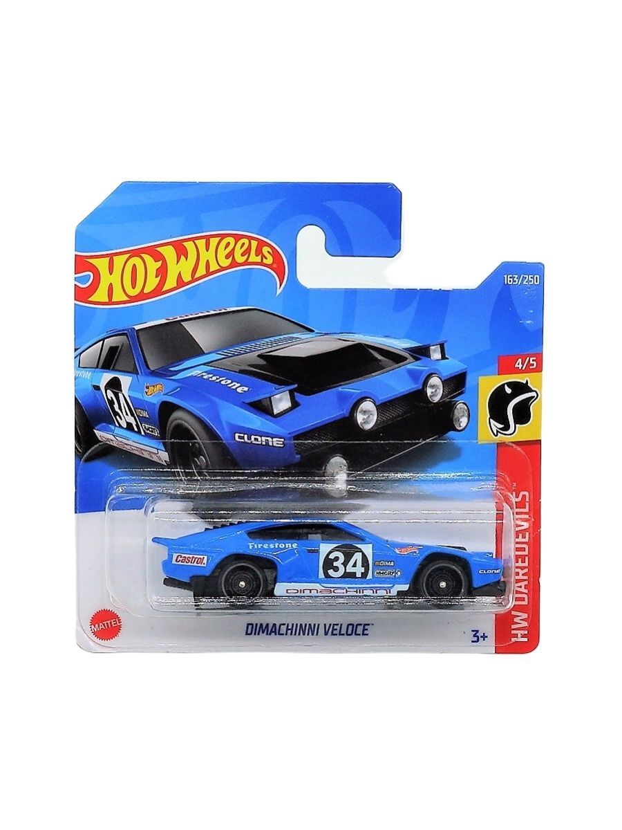 Купить машинка Hot Wheels коллекционная (оригинал) DIMACHINNI VELOCE синий,  цены на Мегамаркет