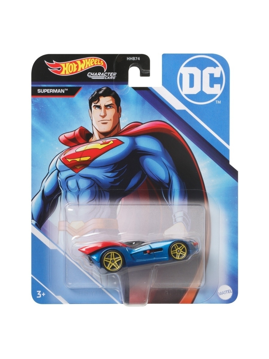 Машинка Hot Wheels Герои блокбастеров DC Супермен 