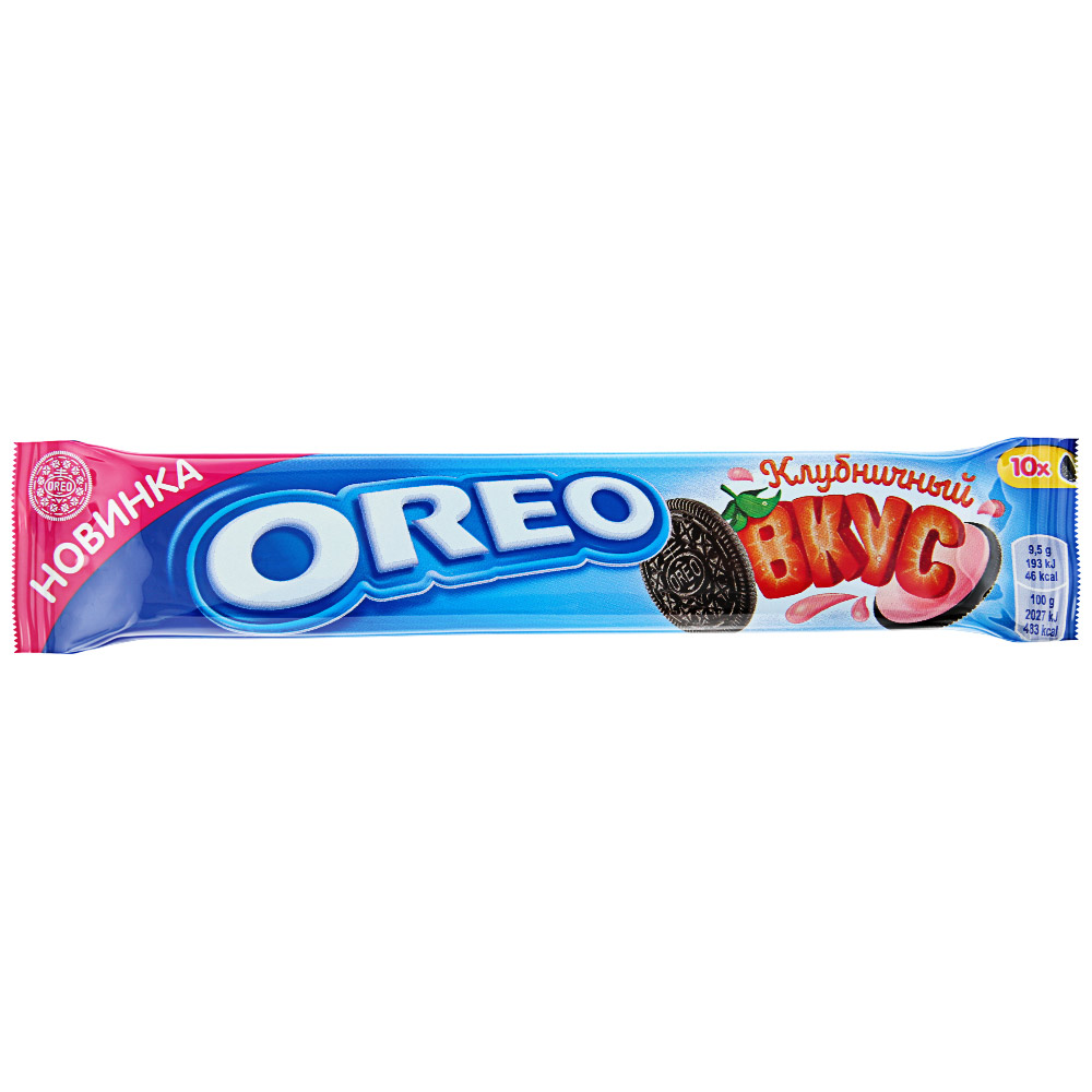 OREO печенье с какао и начинкой клубника 95г - отзывы покупателей на  маркетплейсе Мегамаркет | Артикул: 600002047144