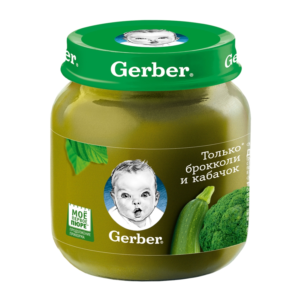 Отзывы о пюре овощное Gerber Брокколи, кабачок с 5 мес. 130 г, 1 шт. -  отзывы покупателей на Мегамаркет | - 100023378833