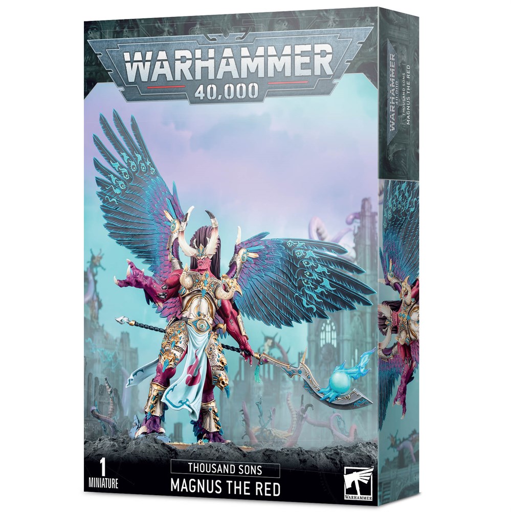 Отзывы о миниатюра для игры Games Workshop Warhammer 40000 Thousand Sons  Magnus the Red, 43-34 - отзывы покупателей на Мегамаркет | аксессуары и  дополнения для игр 43-34 - 600010345679