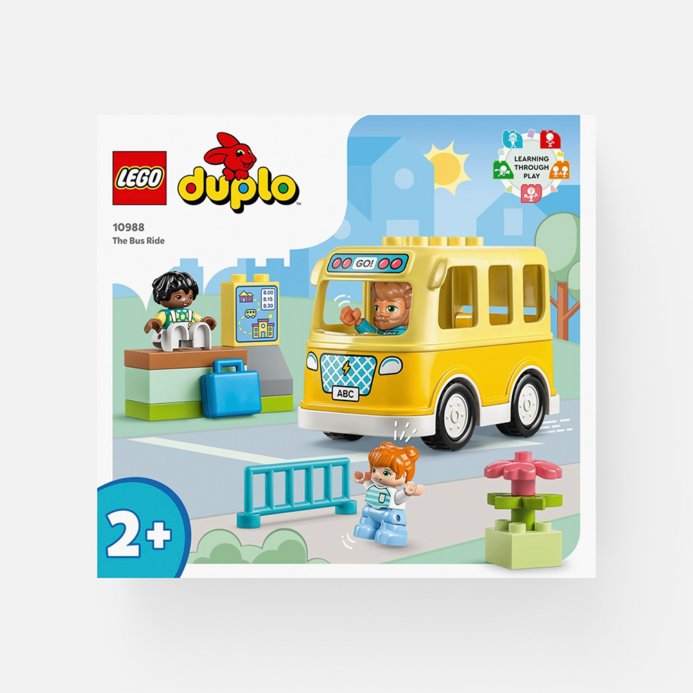 Купить конструктор LEGO Duplo Town The Bus Ride, 10988, 1 шт., цены на  конструкторы в интернет-магазинах на Мегамаркет