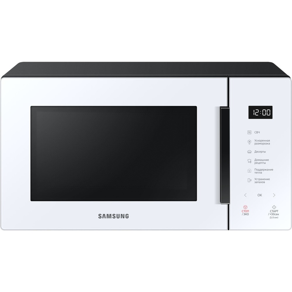 Микроволновая печь соло Samsung MS23T5018AW White - отзывы покупателей на  маркетплейсе Мегамаркет | Артикул: 100026631570