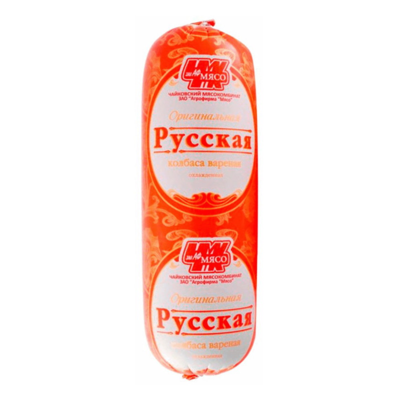 Колбаса вареная Чайковский мясокомбинат Русская Оригинальная +-1,5 кг ...