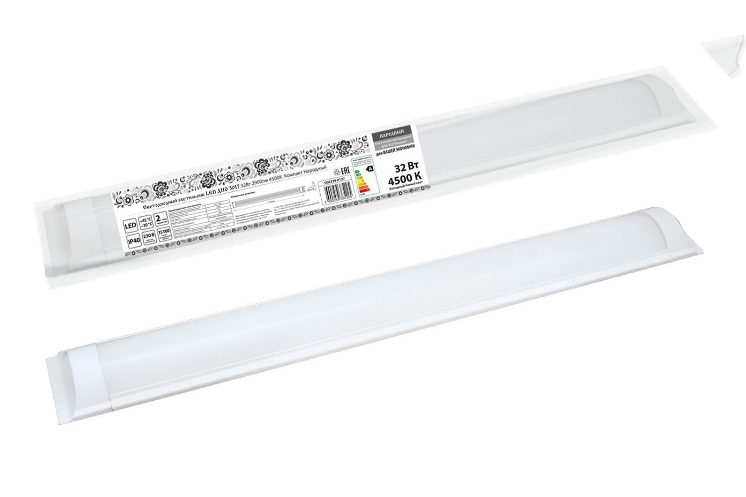 Мебельный светильник эра lled 01 12w 4000 w