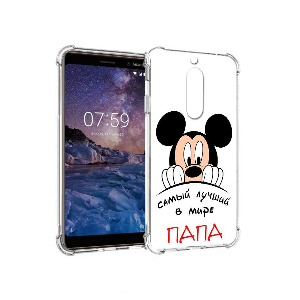 Чехол MyPads Tocco для Nokia 7 Самай лучший папа Микки Маус  (PT95887.123.151), купить в Москве, цены в интернет-магазинах на Мегамаркет