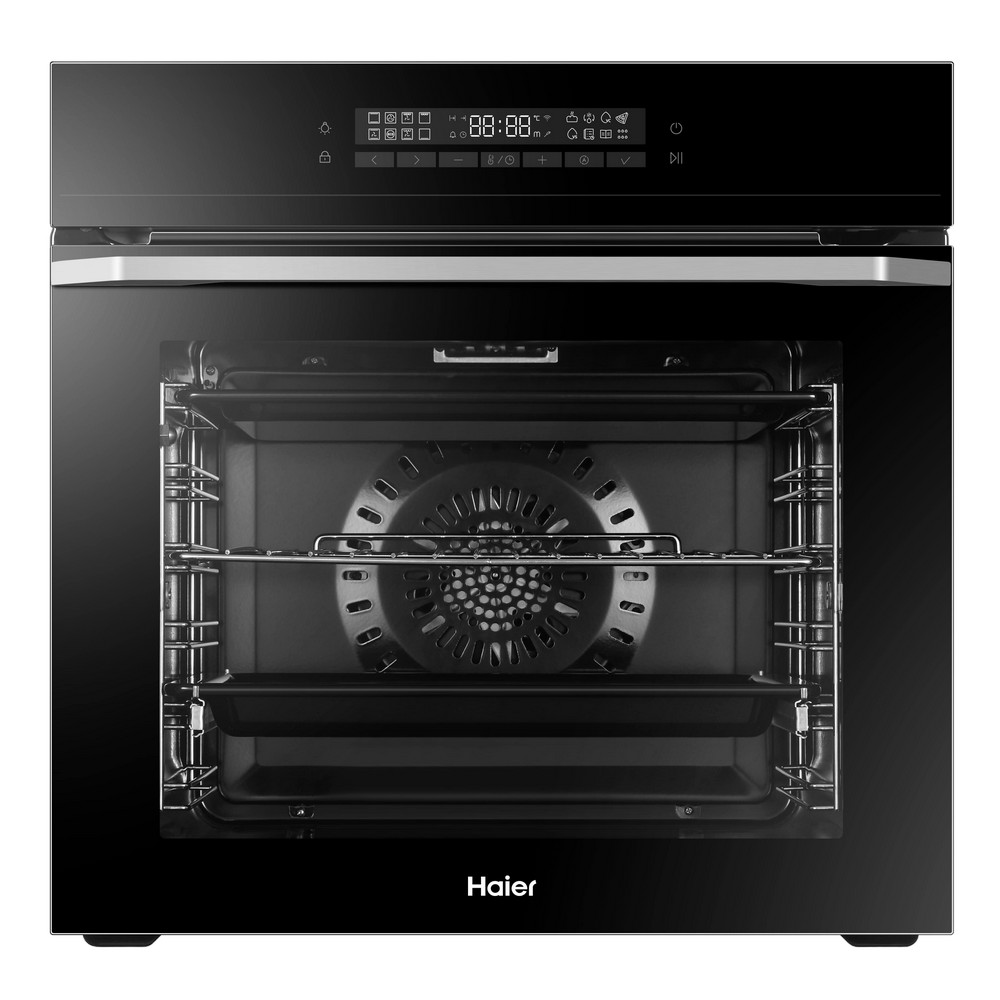 Встраиваемый электрический духовой шкаф Haier HOQ-P16AN5GB Black - отзывы  покупателей на маркетплейсе Мегамаркет | Артикул: 100028385717