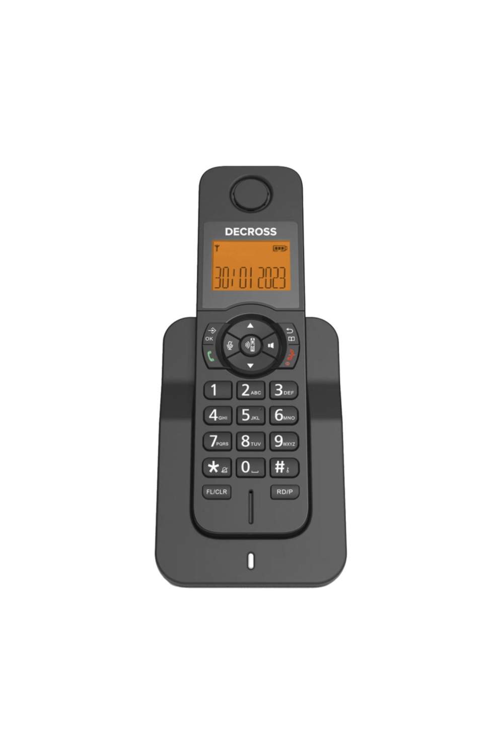 DECT телефон Decross DC1005 черный, купить в Москве, цены в  интернет-магазинах на Мегамаркет