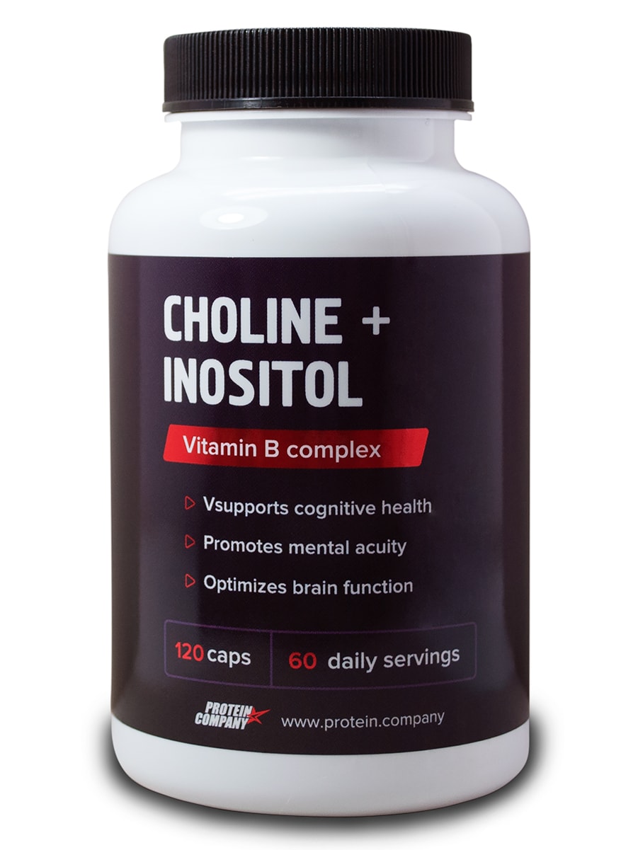 Холин + Инозитол Protein.Company Choline + Inositol 120 капсул - купить в  Москве, цены на Мегамаркет | 600002093428