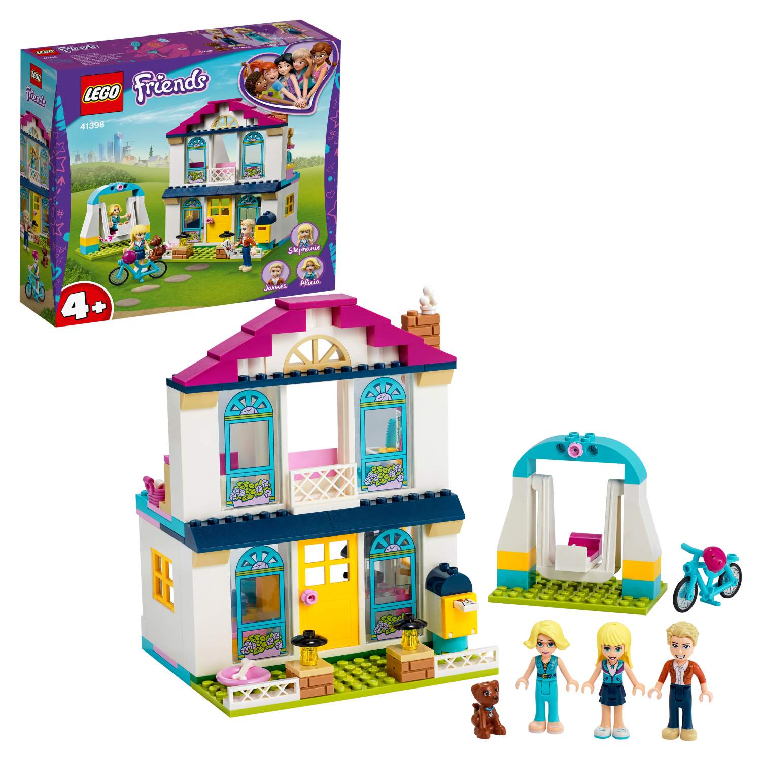 Отзывы о конструктор LEGO Friends 41398 Дом Стефани - отзывы покупателей на  Мегамаркет | конструкторы LEGO 41398 - 100026632038