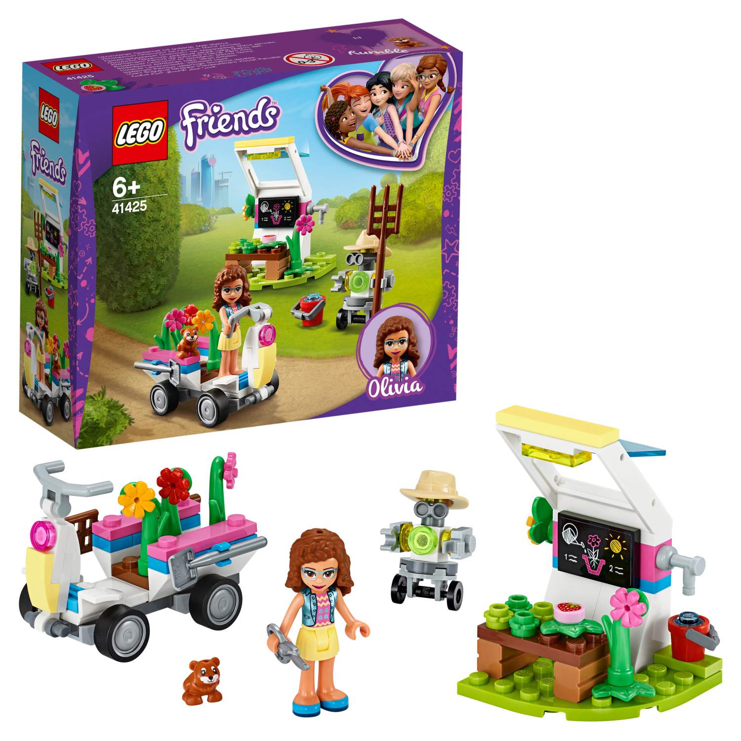 Отзывы о конструктор LEGO Friends 41425 Цветочный сад Оливии - отзывы  покупателей на Мегамаркет | конструкторы LEGO 41425 - 100026632043