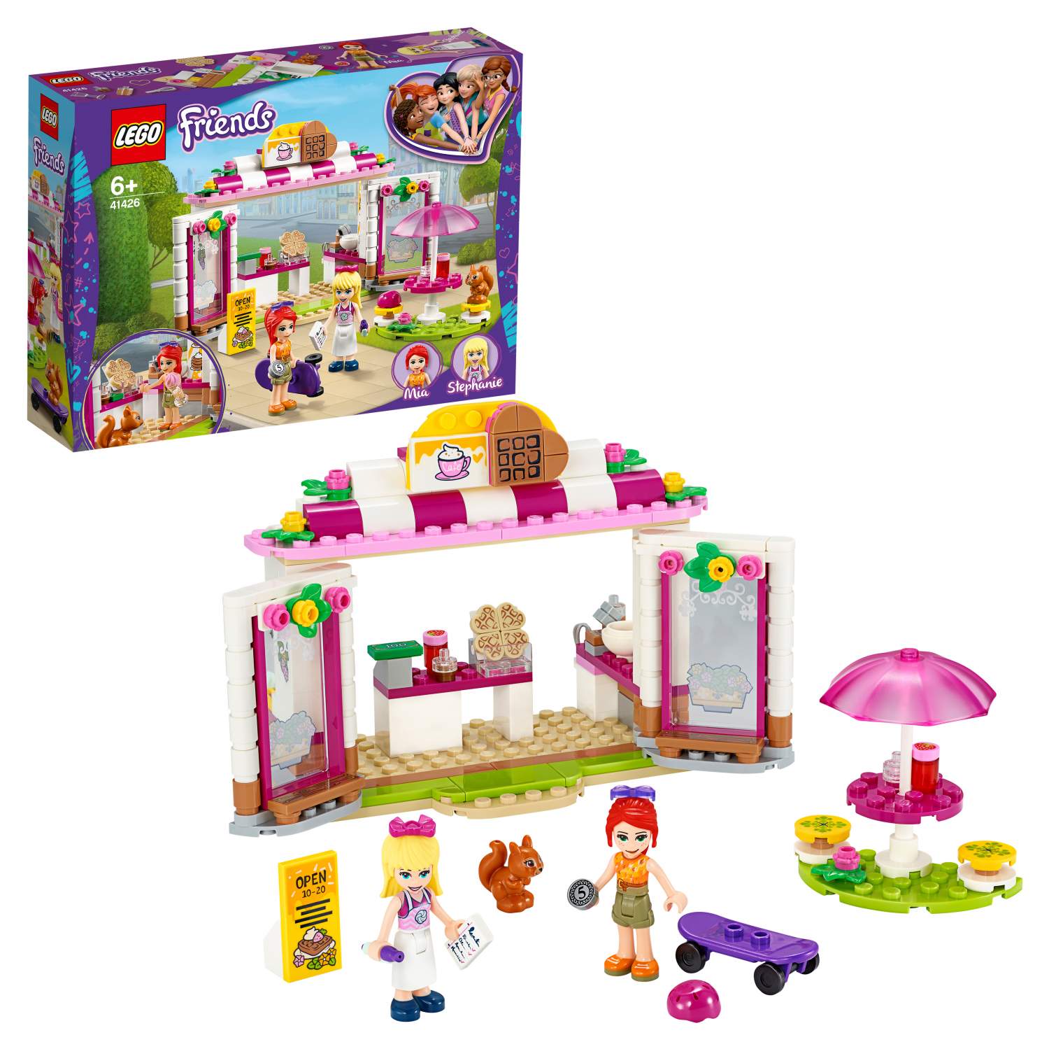 Отзывы о конструктор LEGO Friends 41426 Кафе в парке Хартлейк Сити - отзывы  покупателей на Мегамаркет | конструкторы LEGO 41426 - 100026632044